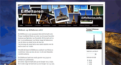 Desktop Screenshot of eiffeltoren.info